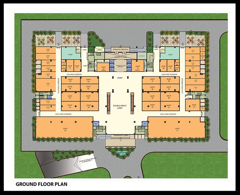 Floor Plan (Ground Floor) – Retail